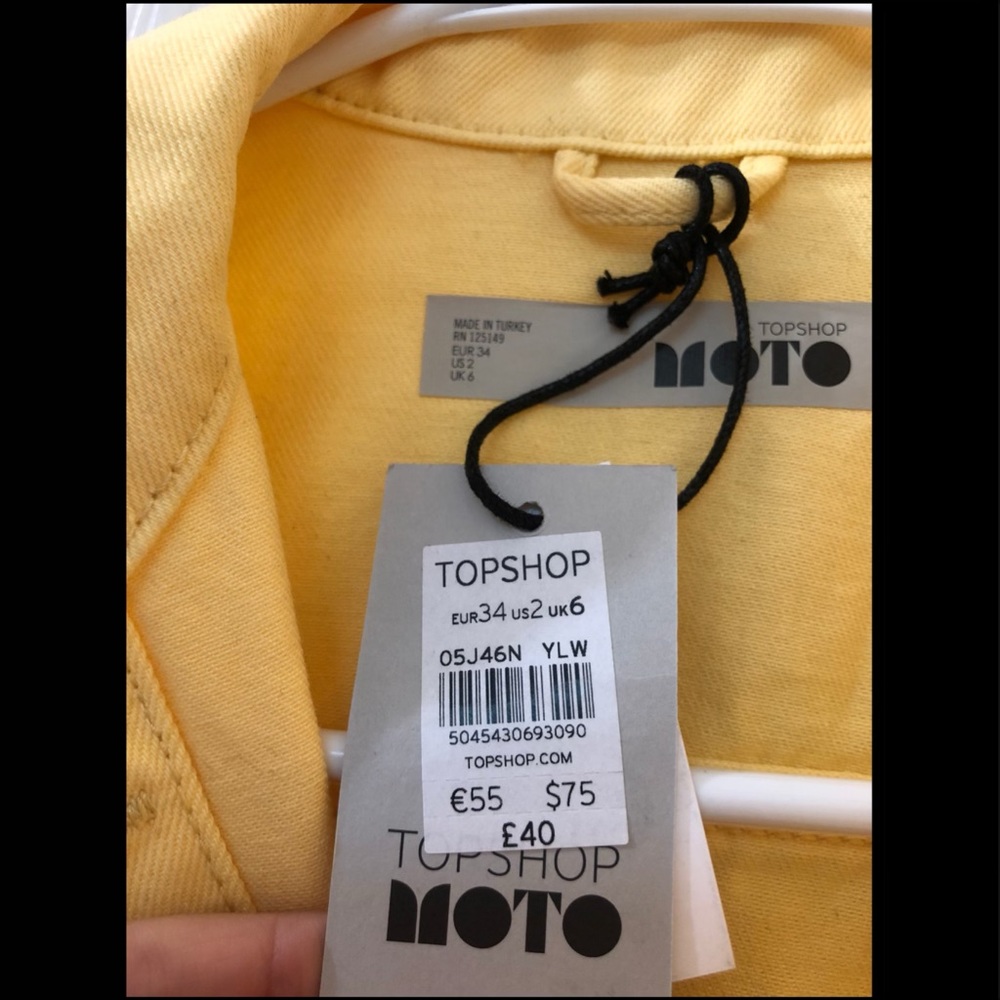 Top Shop Yellow Jacket - Picture 3 of 5